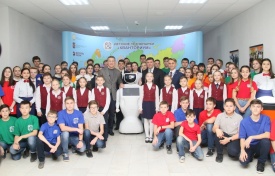 Посещение технопарка «Квантолаб» Радием Хабировым