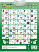 "Говорящая азбука ЗНАТОК" звуковой плакат для начинающих изучать русский язык (8 функций)