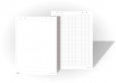 Блокнот для флипчарта 2x3 B02/30 30л формат А1(58х83) белый