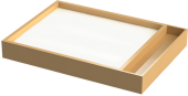 Столик для рисования песком РАДУГА с белой подсветкой, с отсеком (кармашком) для песка
