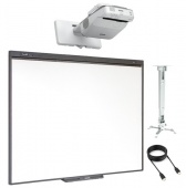 Интерактивная доска Smart Board + ультракороткофокусный проектор Epson EB-680